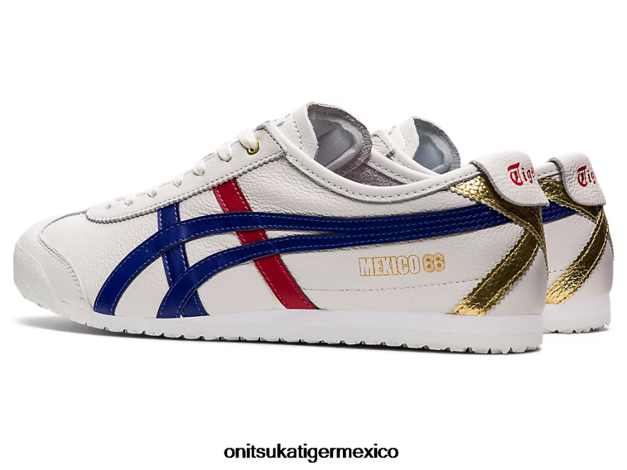 Onitsuka Tiger zapatos 4P8D6N363 blanco/azul oscuro unisexo México 66