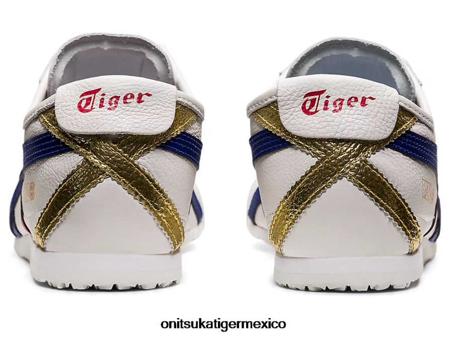 Onitsuka Tiger zapatos 4P8D6N363 blanco/azul oscuro unisexo México 66