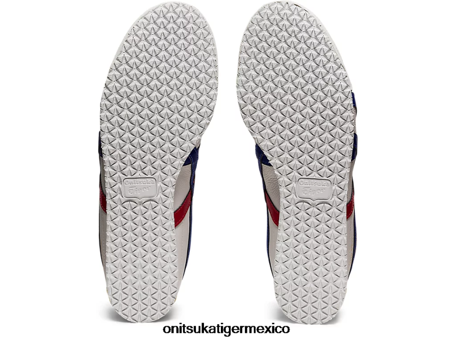 Onitsuka Tiger zapatos 4P8D6N363 blanco/azul oscuro unisexo México 66
