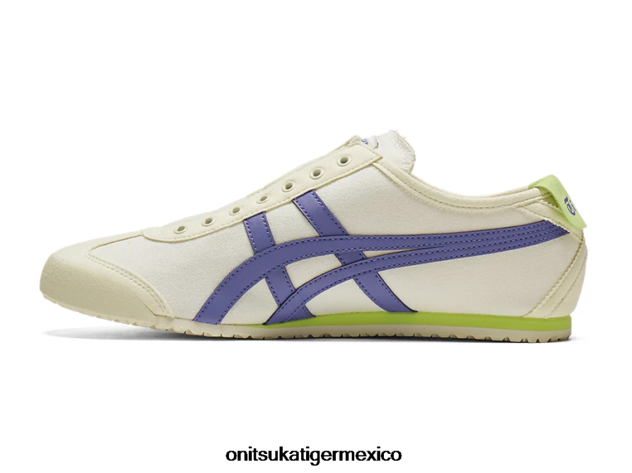 Onitsuka Tiger zapatos 4P8D6N44 crema/azul ultramarino unisexo México 66 sin cordones