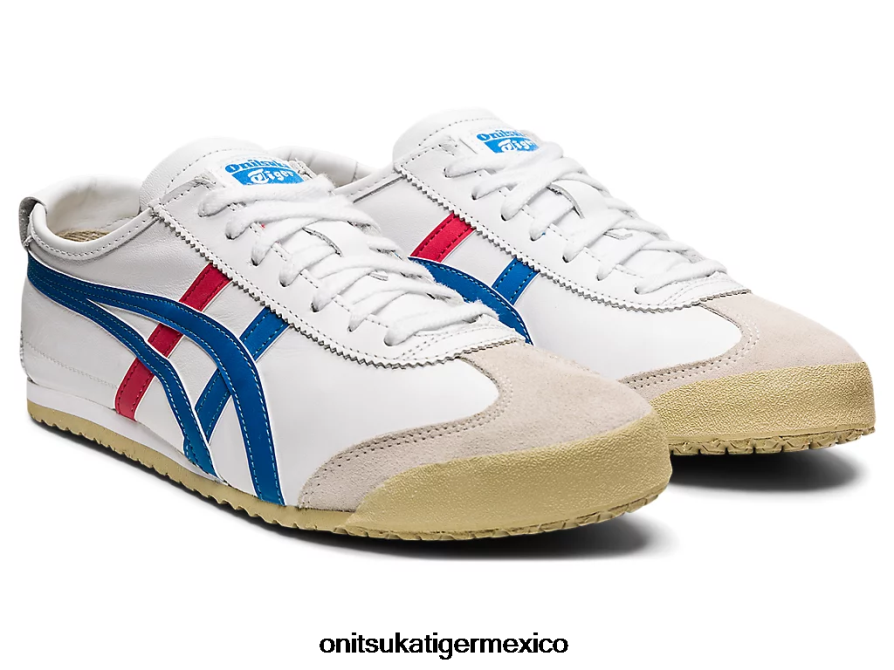 Onitsuka Tiger zapatos 4P8D6N45 blanco azul unisexo México 66