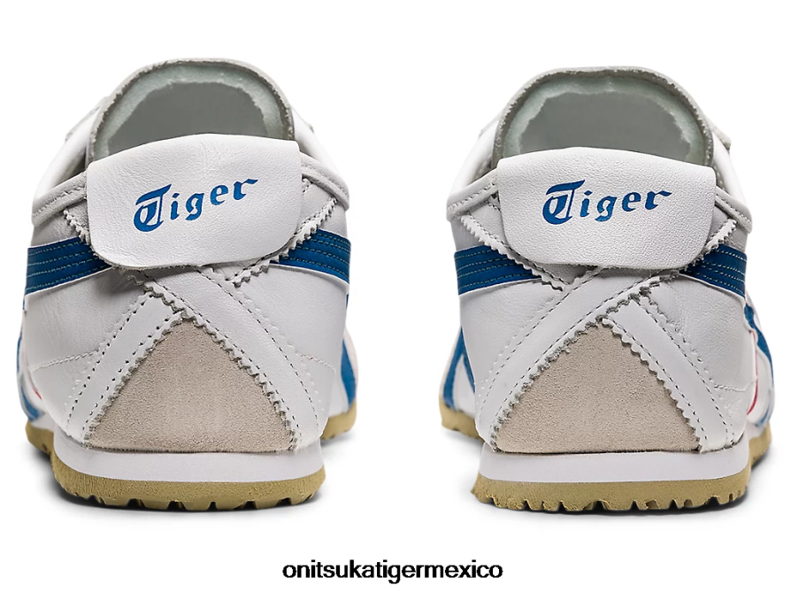 Onitsuka Tiger zapatos 4P8D6N45 blanco azul unisexo México 66