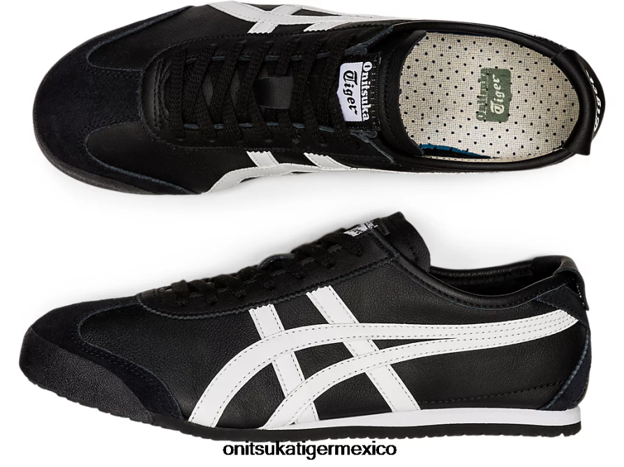 Onitsuka Tiger zapatos 4P8D6N46 blanco negro unisexo México 66