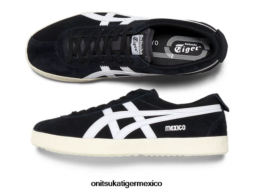 Onitsuka Tiger zapatos 4P8D6N49 blanco negro unisexo delegación de méxico