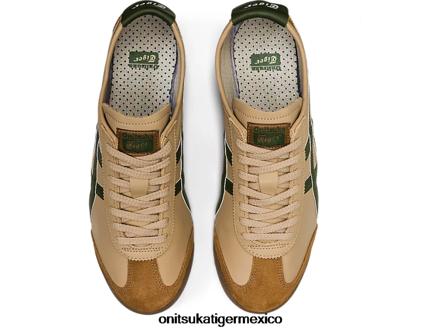 Onitsuka Tiger zapatos 4P8D6N5 beige/verde hierba unisexo México 66