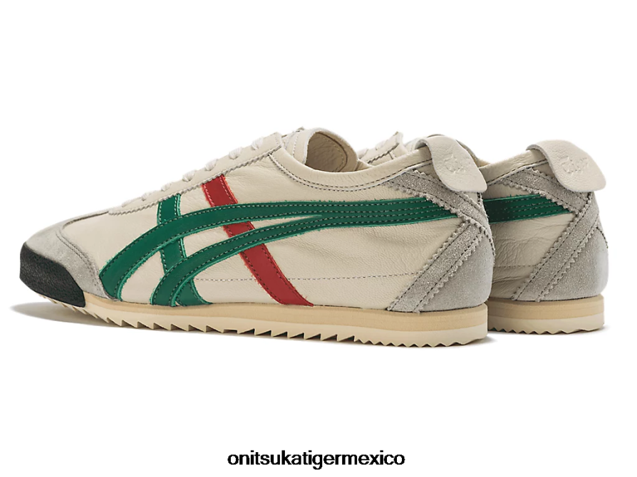 Onitsuka Tiger zapatos 4P8D6N532 crema/verde mujer México 66 de lujo