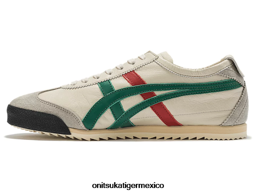Onitsuka Tiger zapatos 4P8D6N532 crema/verde mujer México 66 de lujo