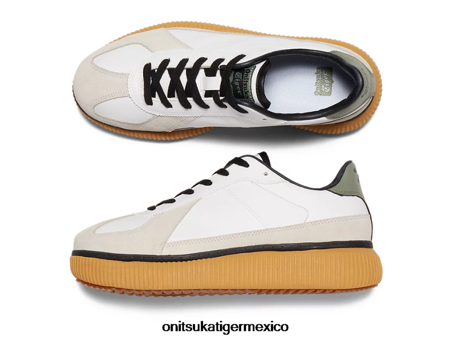 Onitsuka Tiger zapatos 4P8D6N536 blanco/verde liquen unisexo delicia