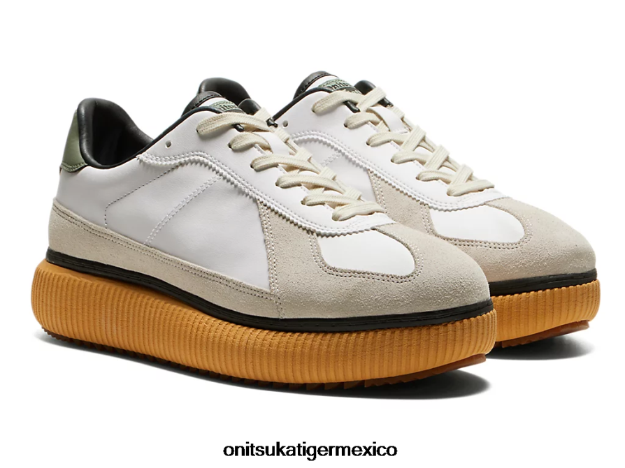 Onitsuka Tiger zapatos 4P8D6N536 blanco/verde liquen unisexo delicia