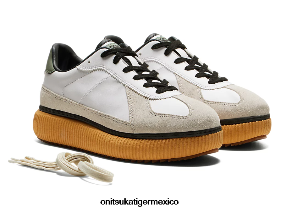 Onitsuka Tiger zapatos 4P8D6N536 blanco/verde liquen unisexo delicia