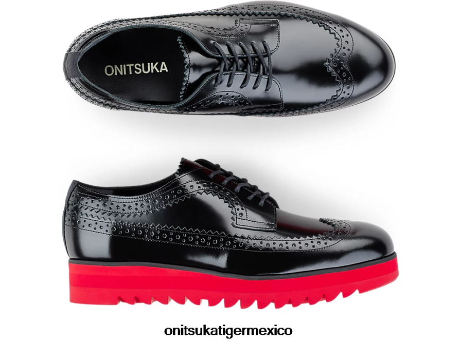 Onitsuka Tiger zapatos 4P8D6N539 negro/rojo clásico mujer acento irlandés