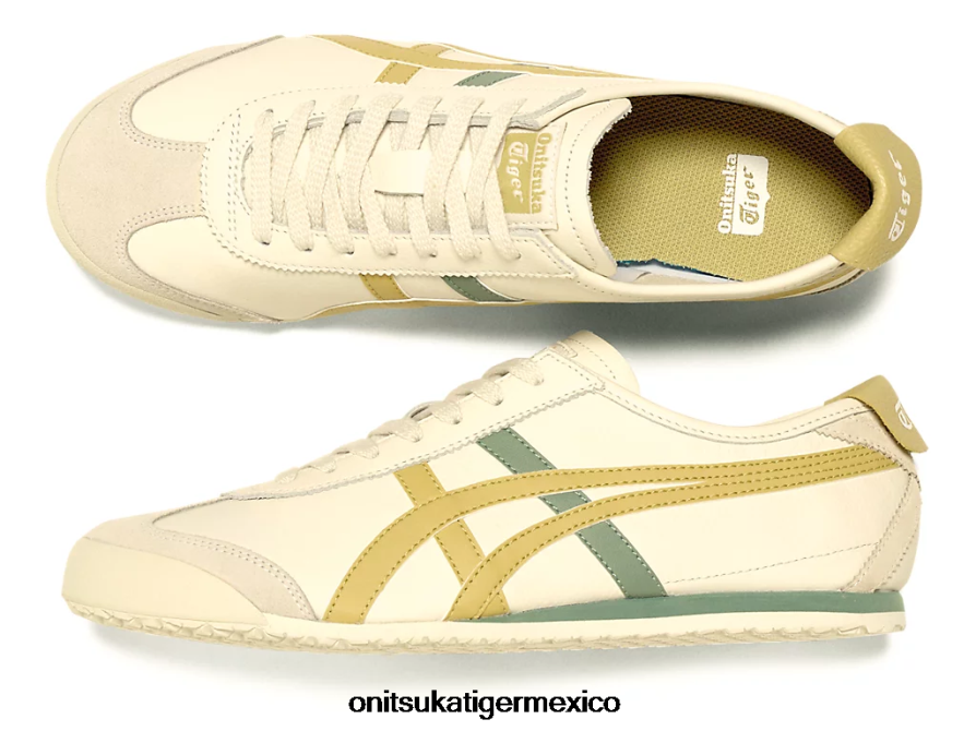 Onitsuka Tiger zapatos 4P8D6N54 crema/marrón mineral unisexo México 66