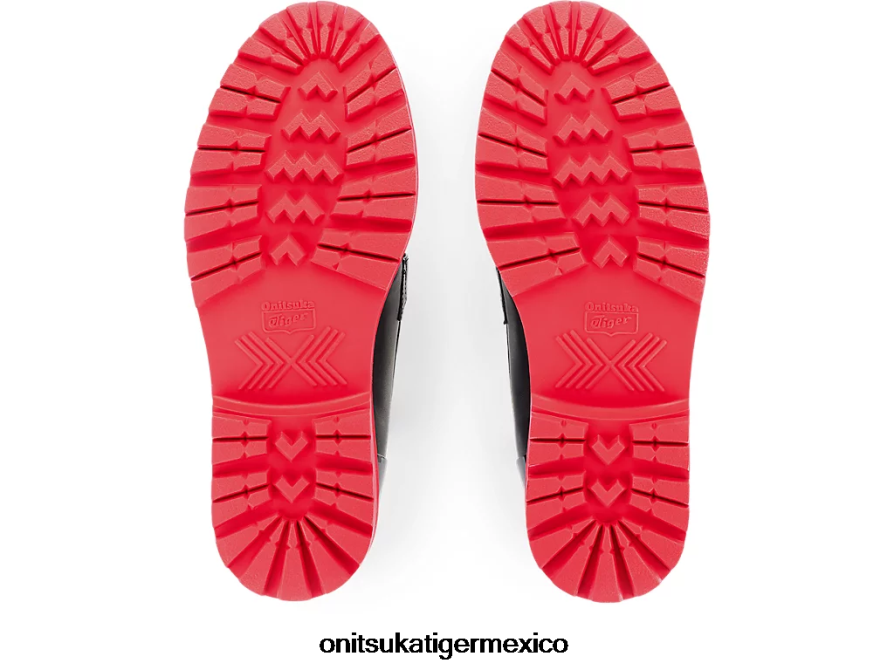 Onitsuka Tiger zapatos 4P8D6N540 negro/rojo clásico mujer poco holgazán