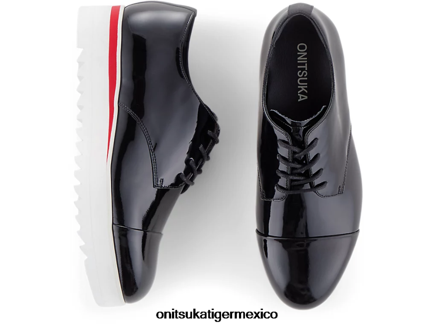 Onitsuka Tiger zapatos 4P8D6N546 negro mujer derby