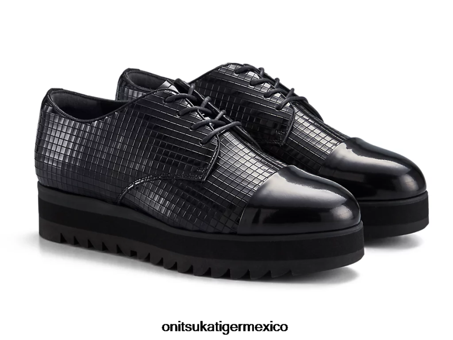 Onitsuka Tiger zapatos 4P8D6N547 negro mujer derby