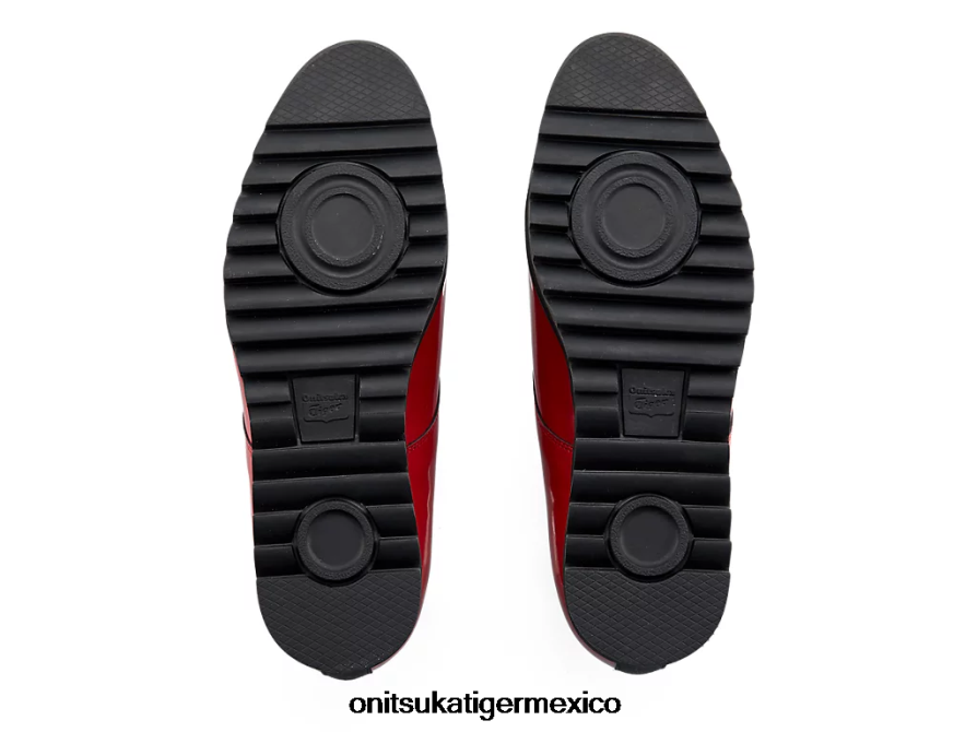 Onitsuka Tiger zapatos 4P8D6N548 rojo remolacha mujer derby