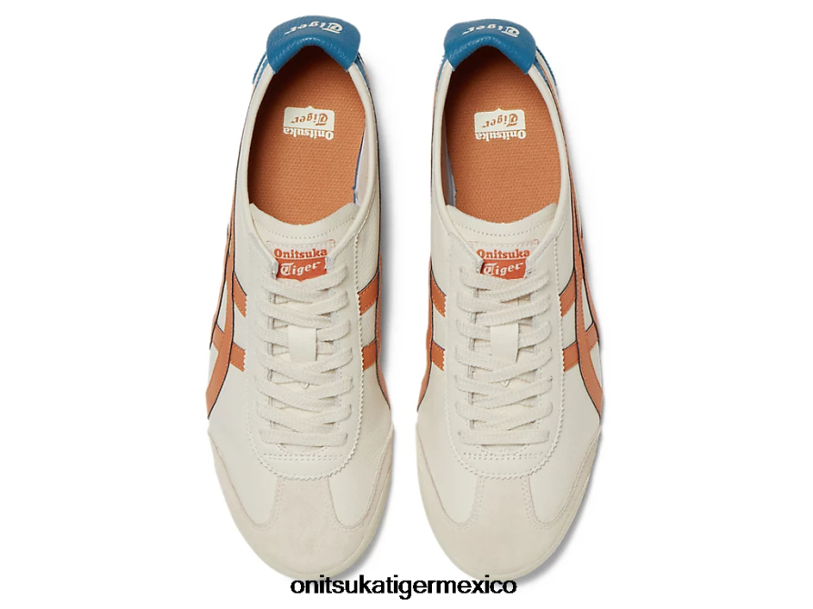 Onitsuka Tiger zapatos 4P8D6N55 crema/naranja óxido unisexo México 66