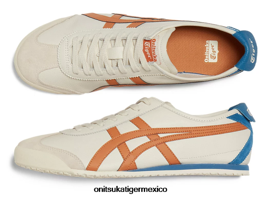 Onitsuka Tiger zapatos 4P8D6N55 crema/naranja óxido unisexo México 66
