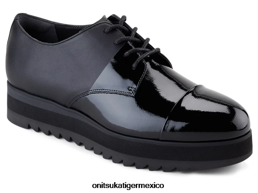 Onitsuka Tiger zapatos 4P8D6N550 negro mujer derby