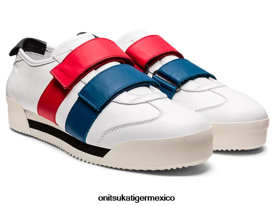 Onitsuka Tiger zapatos 4P8D6N551 blanco/rojo clásico unisexo méxico 66 sd pf