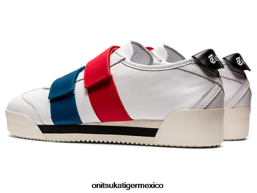 Onitsuka Tiger zapatos 4P8D6N551 blanco/rojo clásico unisexo méxico 66 sd pf