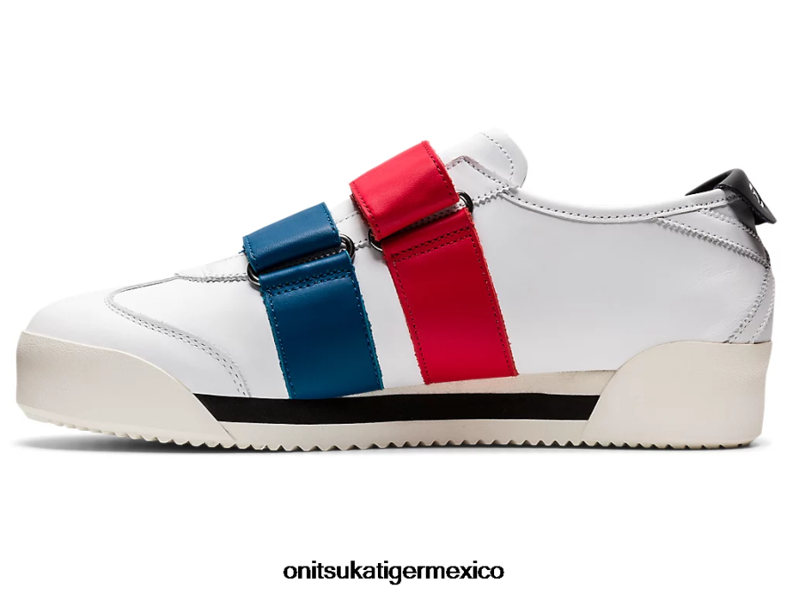 Onitsuka Tiger zapatos 4P8D6N551 blanco/rojo clásico unisexo méxico 66 sd pf