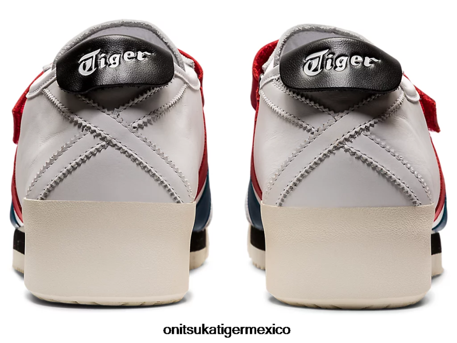 Onitsuka Tiger zapatos 4P8D6N551 blanco/rojo clásico unisexo méxico 66 sd pf