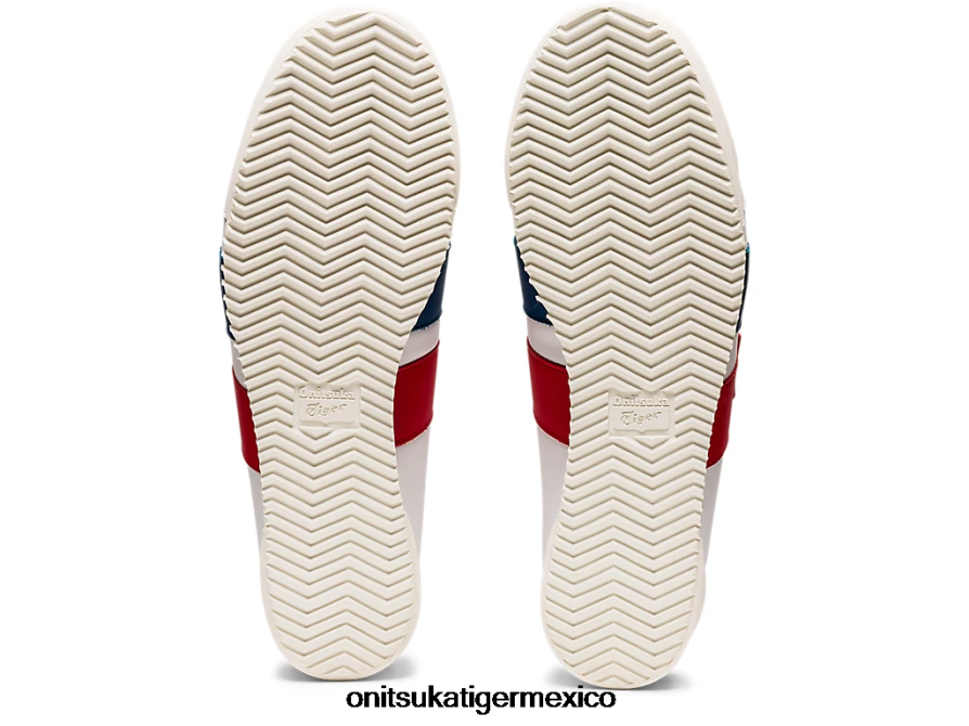 Onitsuka Tiger zapatos 4P8D6N551 blanco/rojo clásico unisexo méxico 66 sd pf