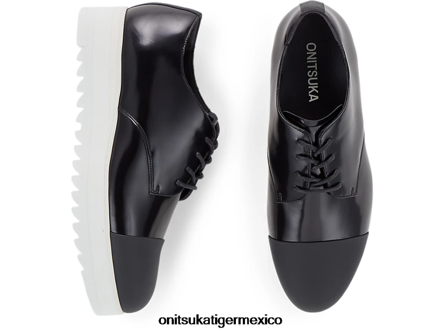 Onitsuka Tiger zapatos 4P8D6N553 negro mujer derby