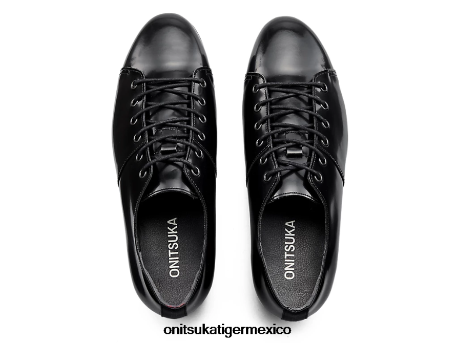 Onitsuka Tiger zapatos 4P8D6N555 negro/rojo clásico mujer cordones