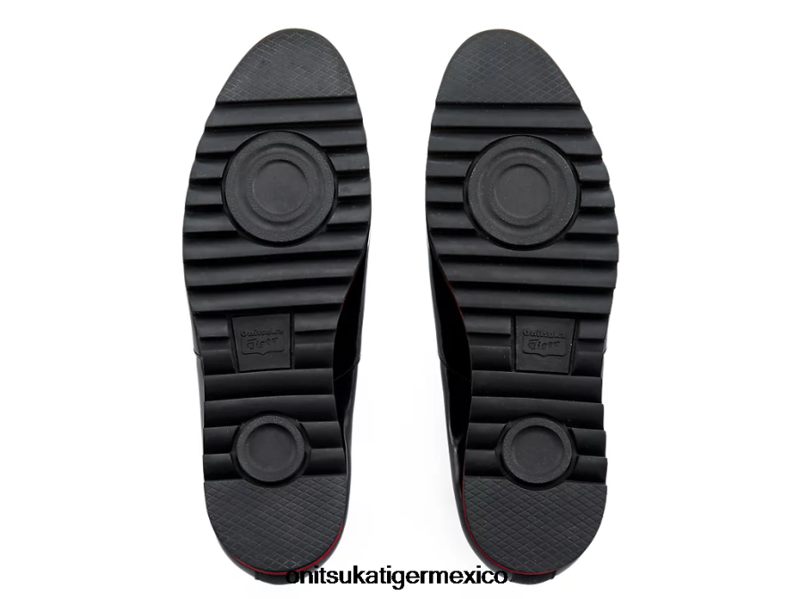 Onitsuka Tiger zapatos 4P8D6N555 negro/rojo clásico mujer cordones