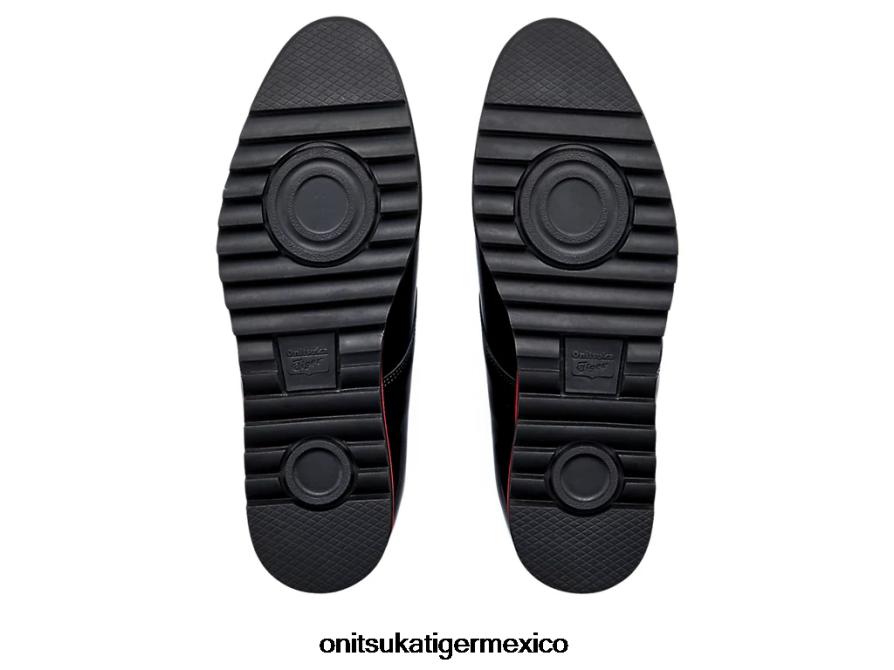 Onitsuka Tiger zapatos 4P8D6N556 negro/rojo clásico mujer derby