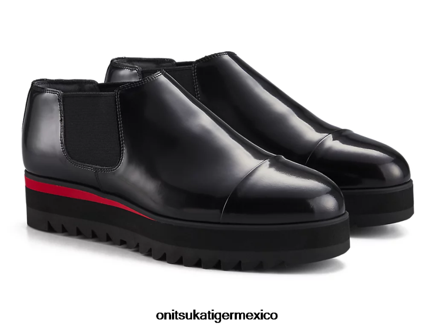 Onitsuka Tiger zapatos 4P8D6N557 negro/rojo clásico mujer bota lateral gore lo