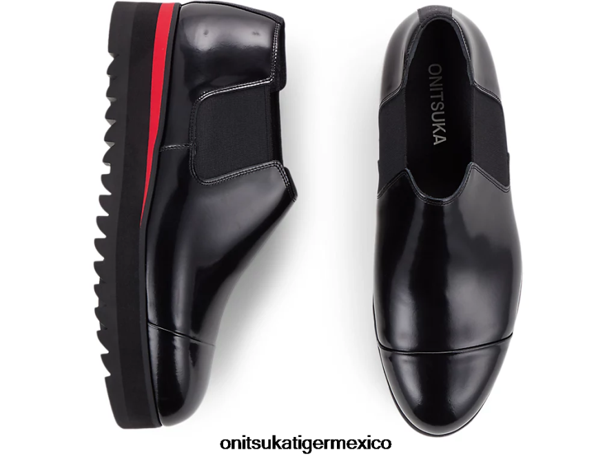 Onitsuka Tiger zapatos 4P8D6N557 negro/rojo clásico mujer bota lateral gore lo