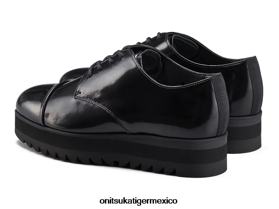 Onitsuka Tiger zapatos 4P8D6N560 negro brillante mujer derby