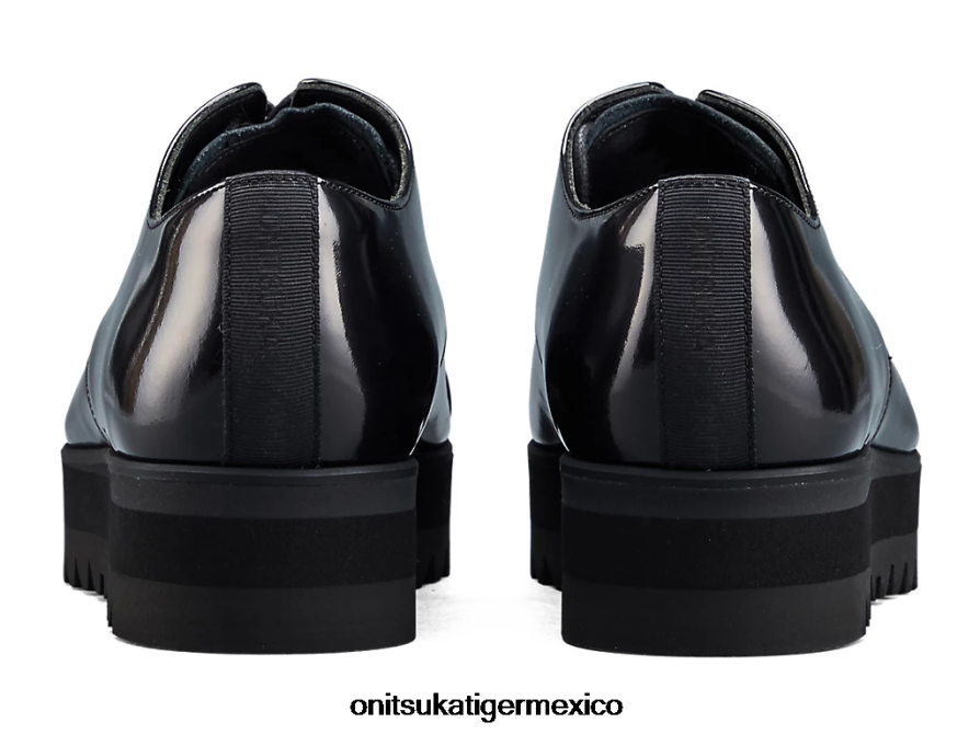 Onitsuka Tiger zapatos 4P8D6N560 negro brillante mujer derby