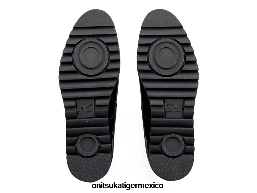 Onitsuka Tiger zapatos 4P8D6N560 negro brillante mujer derby
