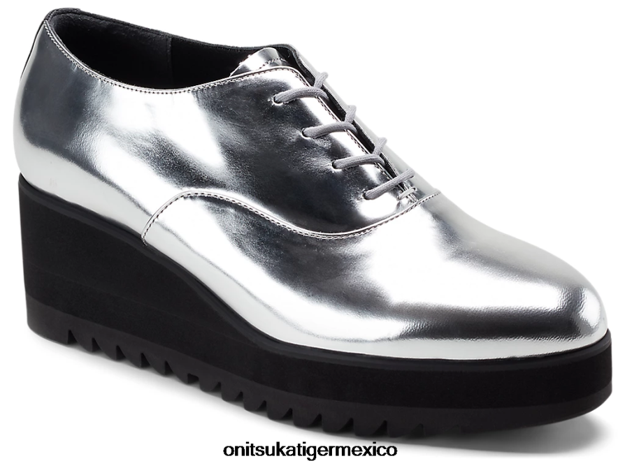 Onitsuka Tiger zapatos 4P8D6N570 plata mujer cuña-o