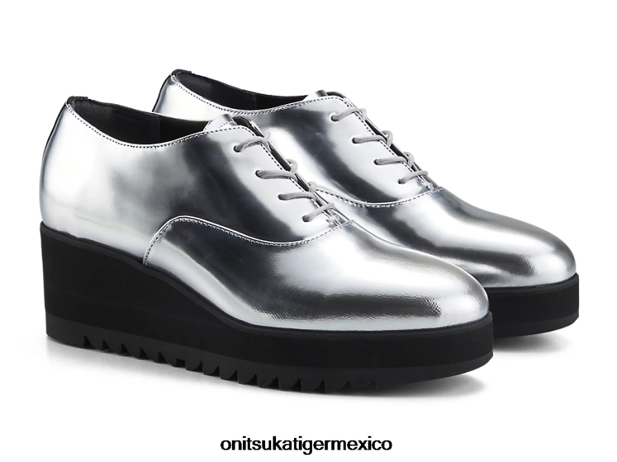 Onitsuka Tiger zapatos 4P8D6N570 plata mujer cuña-o
