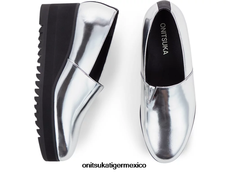 Onitsuka Tiger zapatos 4P8D6N571 plata mujer porciones