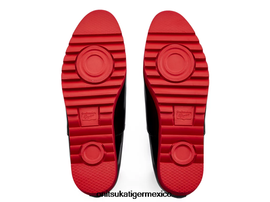 Onitsuka Tiger zapatos 4P8D6N576 negro/rojo clásico mujer cuña-o