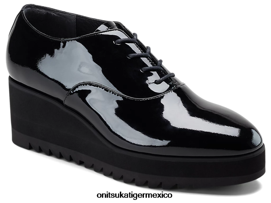 Onitsuka Tiger zapatos 4P8D6N579 negro mujer cuña-o