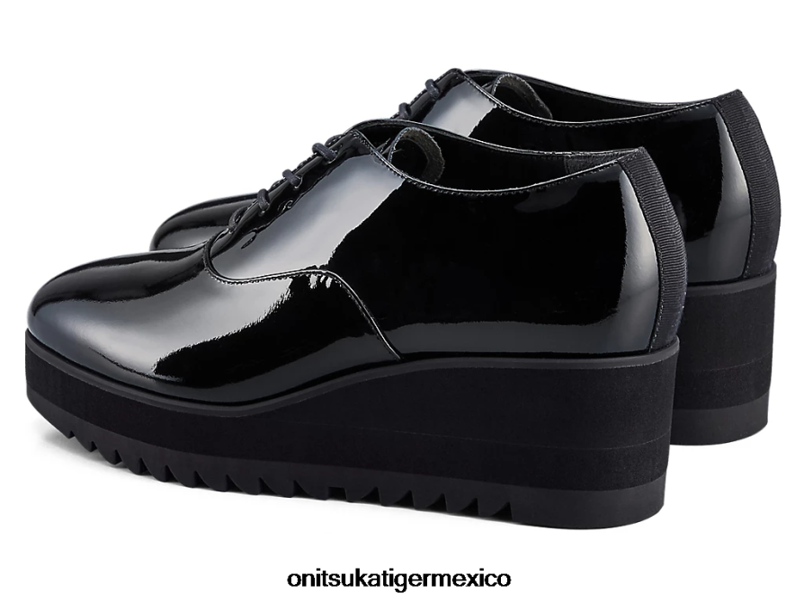 Onitsuka Tiger zapatos 4P8D6N579 negro mujer cuña-o