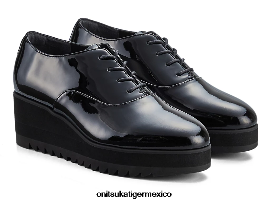 Onitsuka Tiger zapatos 4P8D6N579 negro mujer cuña-o