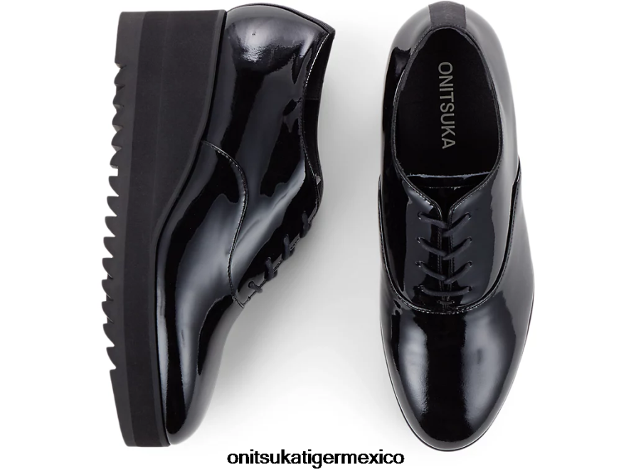 Onitsuka Tiger zapatos 4P8D6N579 negro mujer cuña-o