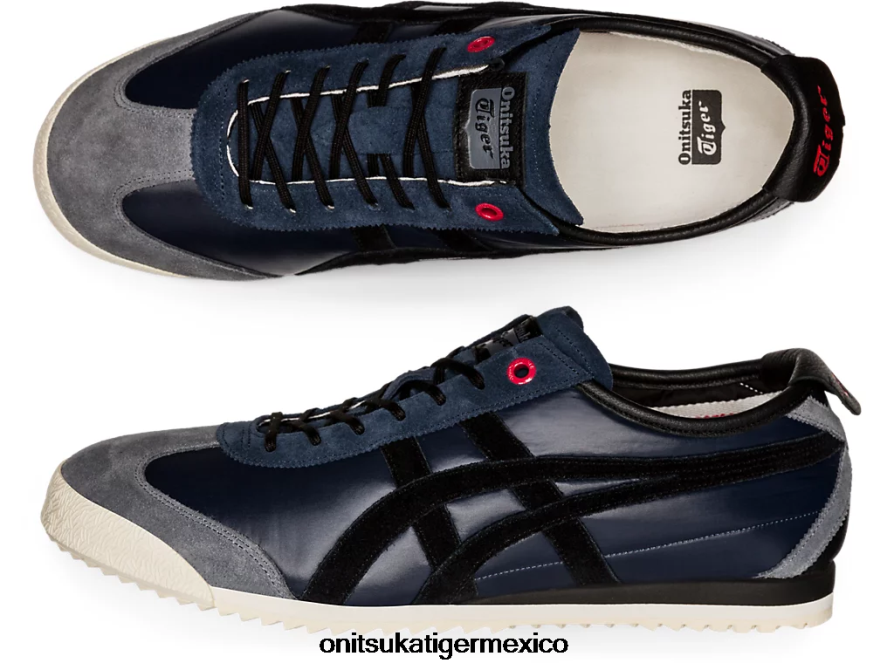 Onitsuka Tiger zapatos 4P8D6N58 azul marino hierro/negro unisexo méxico 66 sd