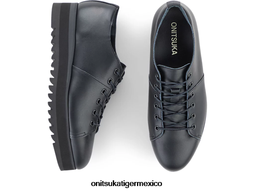 Onitsuka Tiger zapatos 4P8D6N581 negro mujer cordones