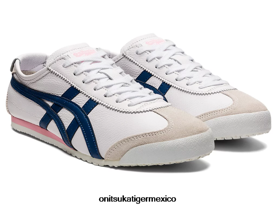 Onitsuka Tiger zapatos 4P8D6N584 blanco/azul independencia mujer México 66