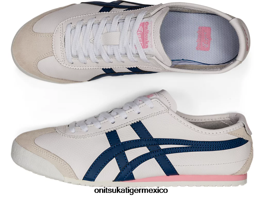 Onitsuka Tiger zapatos 4P8D6N584 blanco/azul independencia mujer México 66