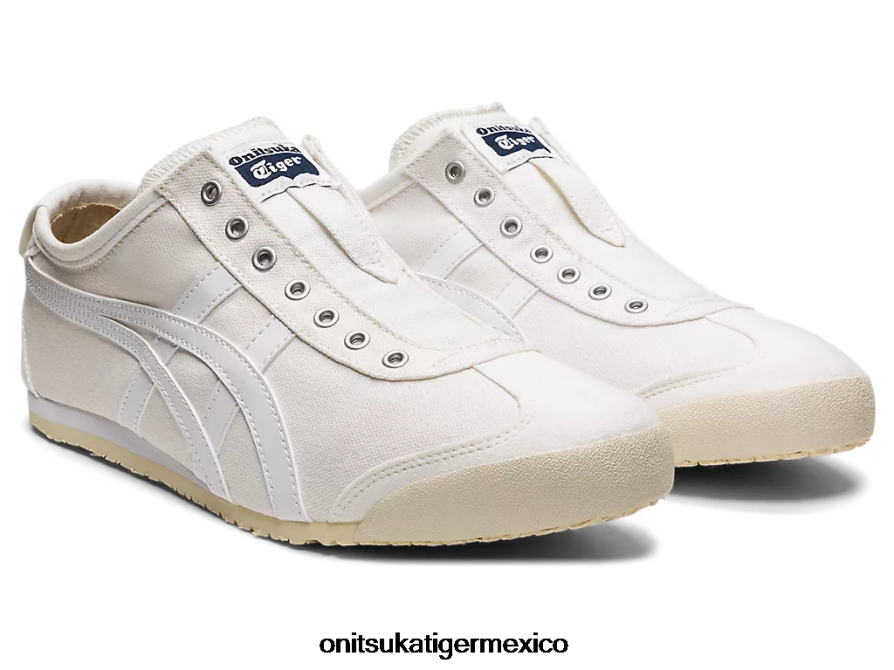 Onitsuka Tiger zapatos 4P8D6N6 blanco unisexo México 66 sin cordones
